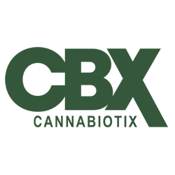 Modern, minimalist 'CBX' logo in compact design - Cannagram California.