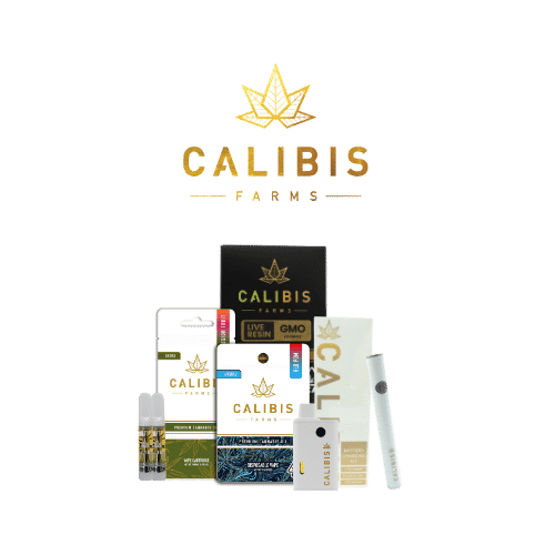 Calibis Farms cannabis products, including vapes and cartridges, available at Cannagram for delivery in Sacramento, Roseville, and Citrus Heights.