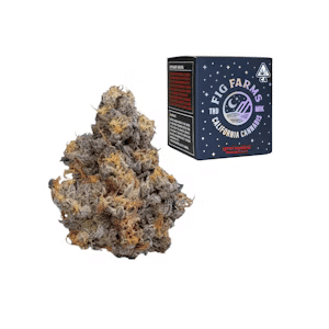 Fig & Cherry hybrid cannabis flower by Fig Farms, premium indoor 3.5g THC 33.9%, top cannabis strain in Sacramento, Roseville, Citrus Heights.