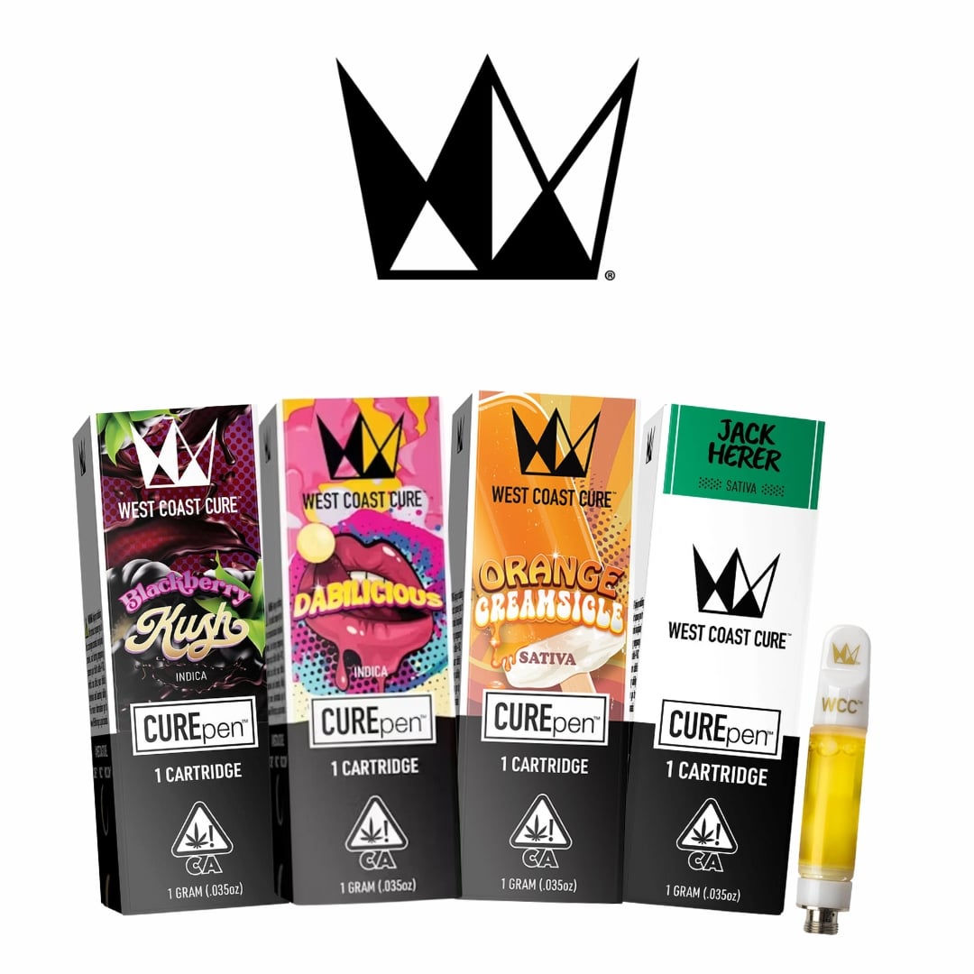 "Save 20% on West Coast Cure Vape and Prerolls with Sacramento Weed Delivery